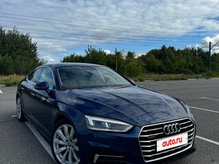 2017 Audi A5 II (F5), синий, 3250000 рублей, вид 4