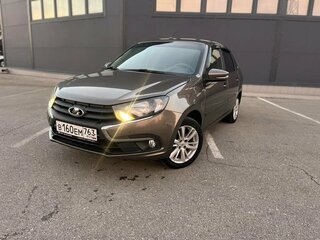 2019 Lada (ВАЗ) Granta I Рестайлинг, коричневый, 665000 рублей, вид 1
