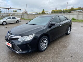 2016 Toyota Camry VII (XV50) Рестайлинг, чёрный, 2400000 рублей, вид 1