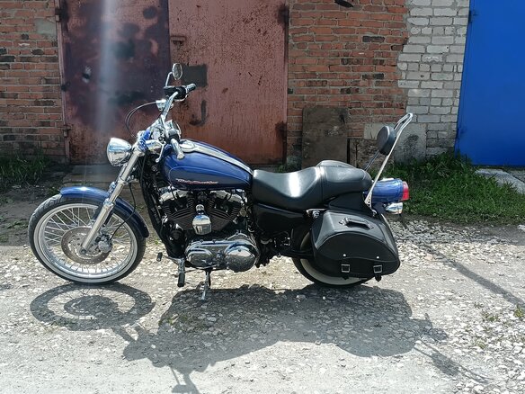 2007 Harley-Davidson Sportster 1200, синий, 635000 рублей - вид 1