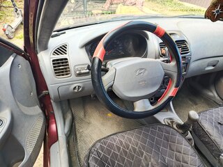 2007 Hyundai Accent ТагАЗ II, красный, 220000 рублей, вид 4