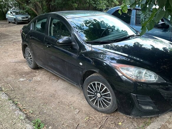 2011 Mazda 3 II (BL) Рестайлинг, чёрный, 1050000 рублей