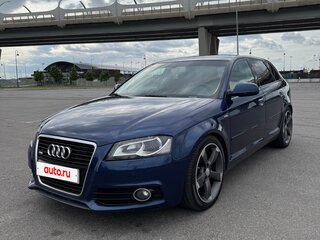 2012 Audi A3 II (8P) Рестайлинг 2, синий, 990000 рублей, вид 4