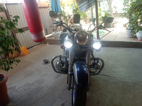 2008 Kawasaki VN900 Vulcan, синий, 400000 рублей, вид 3