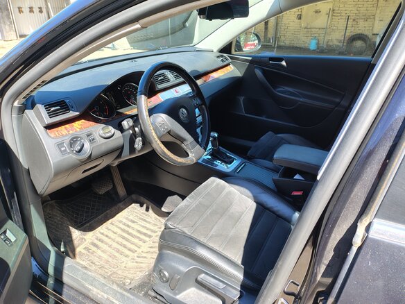 2009 Volkswagen Passat B6, чёрный, 590000 рублей - вид 11