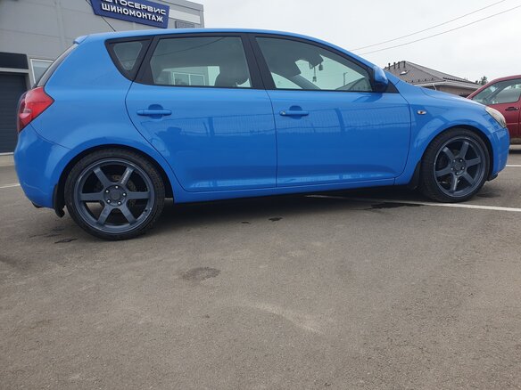 2007 Kia Ceed I, синий - вид 2