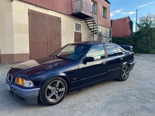 1996 BMW 3 серии 318i III (E36), фиолетовый, 290000 рублей, вид 2