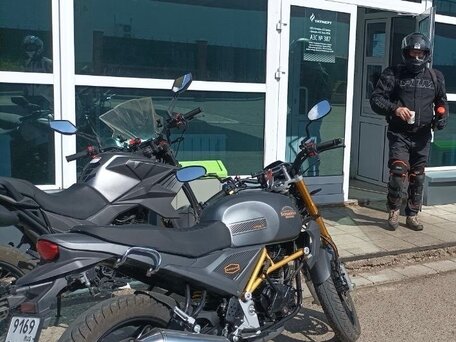 2021 Motoland Scrambler 250, серый, 120000 рублей, вид 3