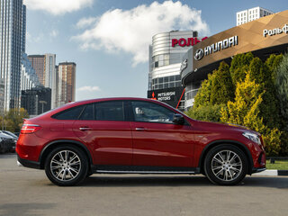 2015 Mercedes-Benz GLE Coupe 450 AMG I (C292), красный, 3648000 рублей, вид 3