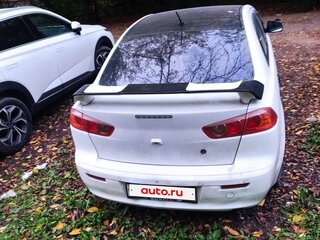 2008 Mitsubishi Lancer X, белый, 400000 рублей, вид 4