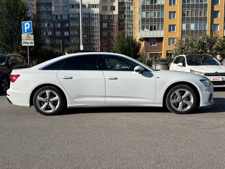 2020 Audi A6 45 TFSI V (C8), белый, 3390000 рублей, вид 4