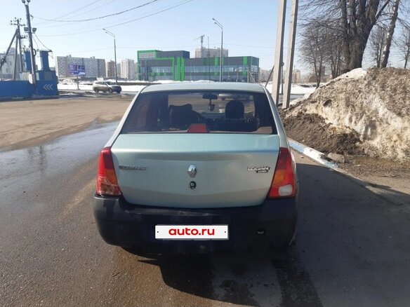 2006 Renault Logan I, серый, 200000 рублей - вид 2