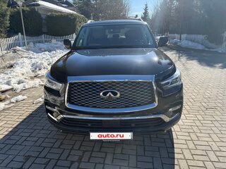 2018 Infiniti QX80 I Рестайлинг 2, чёрный, 4350000 рублей, вид 5