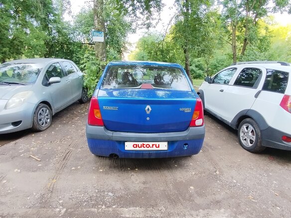 2006 Renault Logan I, синий - вид 1