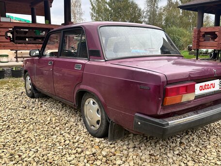 2002 Lada (ВАЗ) 2107, пурпурный, 219000 рублей, вид 5