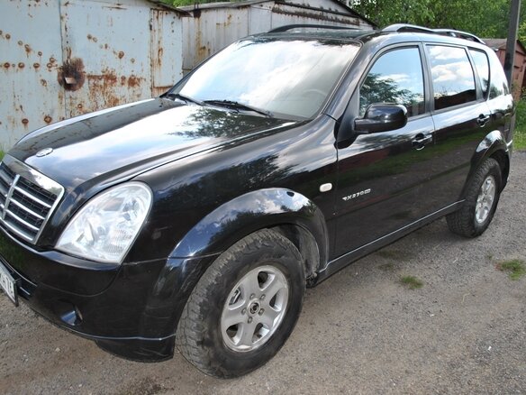 2007 SsangYong Rexton II, чёрный