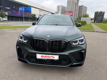 2020 BMW X5 M Competition III (F95), синий, 7850000 рублей, вид 4