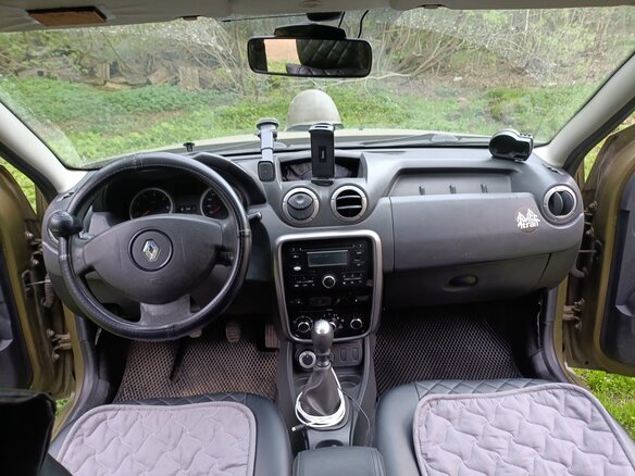 2013 Renault Duster I, зелёный, 850000 рублей - вид 5