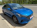 2020 Hyundai Solaris II Рестайлинг, синий, 1420000 рублей - вид 1