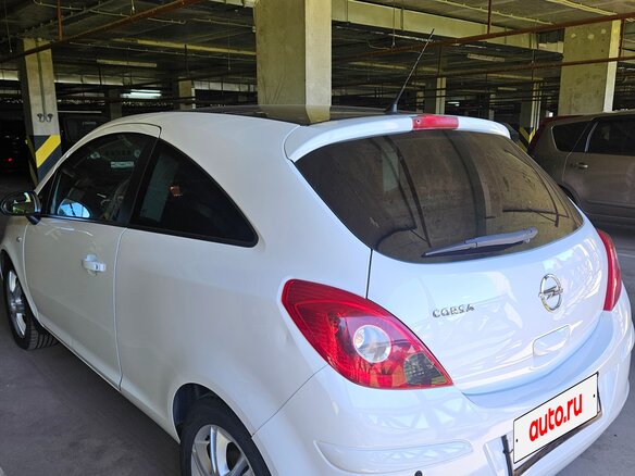 2012 Opel Corsa D Рестайлинг II, белый - вид 7