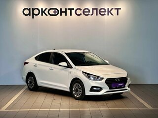 2017 Hyundai Solaris II, белый, 1122000 рублей, вид 3