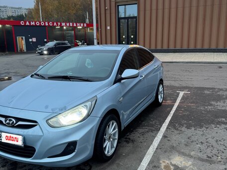 2012 Hyundai Solaris I, голубой, 450000 рублей, вид 2