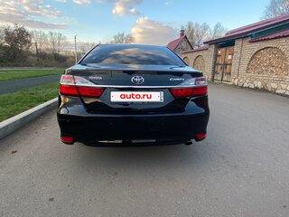 2016 Toyota Camry VII (XV50) Рестайлинг, чёрный, 1990000 рублей, вид 5