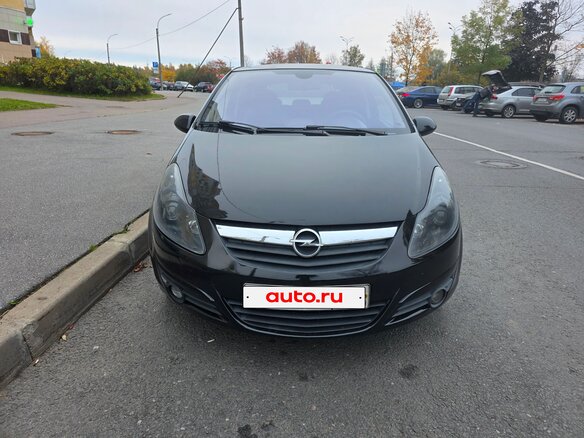 2007 Opel Corsa D, чёрный, 520000 рублей