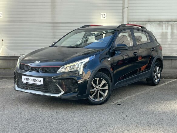 2021 Kia Rio X IV Рестайлинг, чёрный, 1619000 рублей