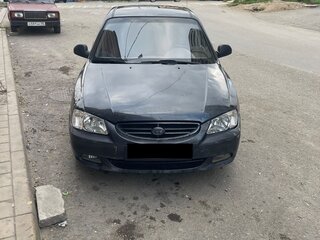 2008 Hyundai Accent ТагАЗ II, чёрный, 250000 рублей, вид 4