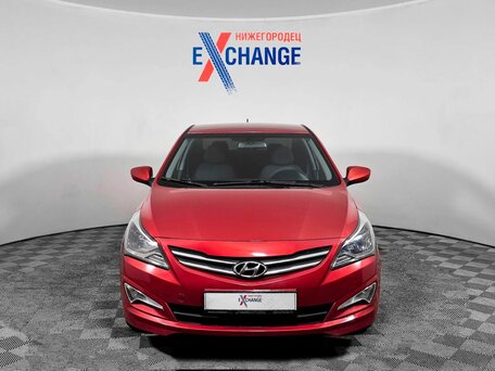 2016 Hyundai Solaris I Рестайлинг, красный, 960000 рублей, вид 2