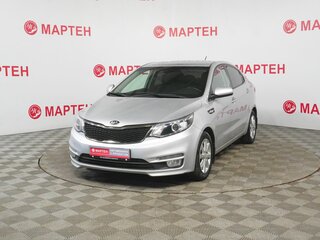 2016 Kia Rio III Рестайлинг, серебристый, 1054000 рублей, вид 1
