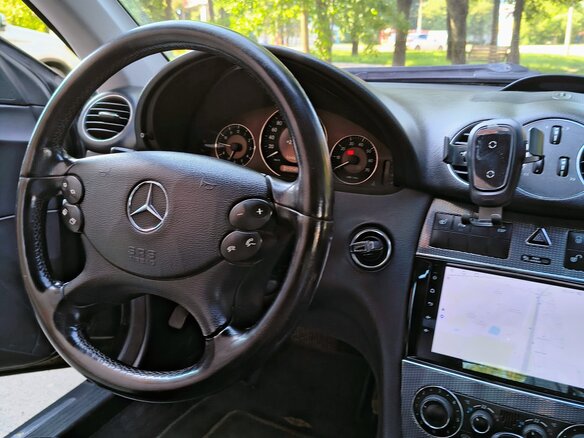 2004 Mercedes-Benz CLK-Класс 240 II (W209), синий, 750000 рублей - вид 15