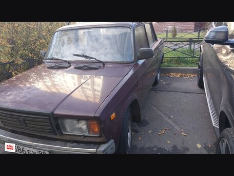 2005 Lada (ВАЗ) 2107, пурпурный, 120000 рублей, вид 4