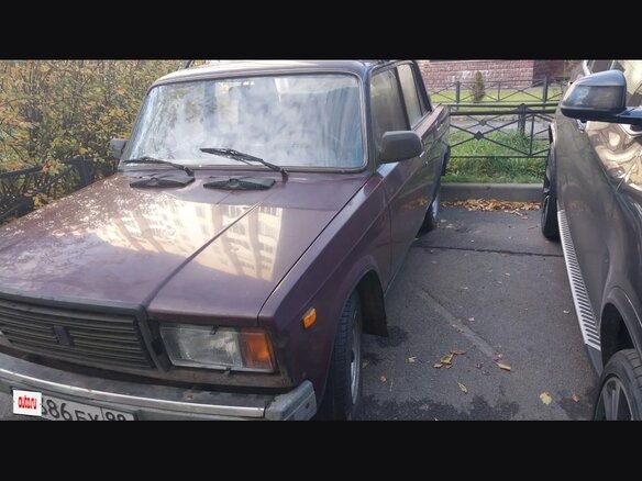 2005 Lada (ВАЗ) 2107, пурпурный, 120000 рублей - вид 3