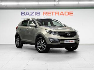 2014 Kia Sportage III Рестайлинг, бежевый, 1445000 рублей, вид 3