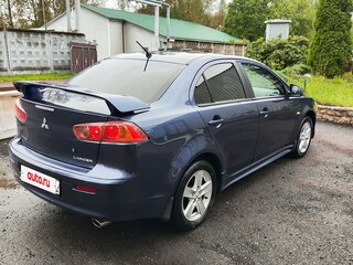 2008 Mitsubishi Lancer X, синий, 850000 рублей, вид 3