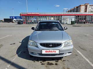 2005 Hyundai Accent ТагАЗ II, серебристый, 320000 рублей, вид 1