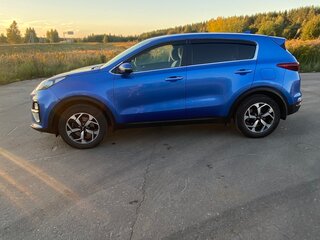 2020 Kia Sportage IV Рестайлинг, синий, 2200000 рублей, вид 3