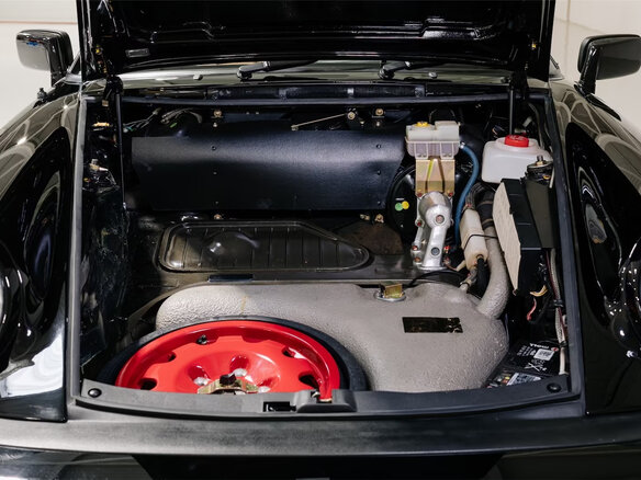 1989 Porsche 911 Carrera II (911, 930), чёрный - вид 34