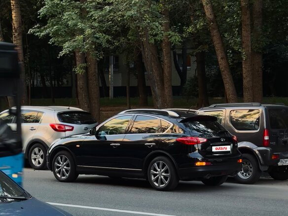 2012 Infiniti EX25 I (J50), чёрный, 1700000 рублей - вид 6