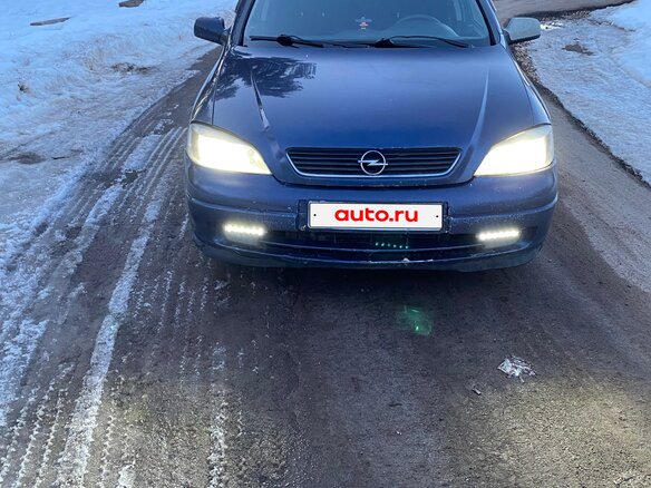 1999 Opel Astra G, синий, 210000 рублей - вид 1