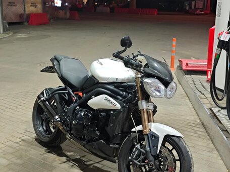 2011 Triumph Speed Triple, белый, 650000 рублей, вид 1