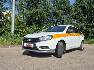2019 Lada (ВАЗ) Vesta SW I, белый, 740000 рублей, вид 1