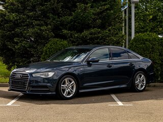 2015 Audi A6 IV (C7) Рестайлинг, синий, 1735000 рублей, вид 1