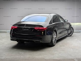 2021 Mercedes-Benz S-Класс 450 Long 4MATIC VII (W223), чёрный, 12990000 рублей, вид 3