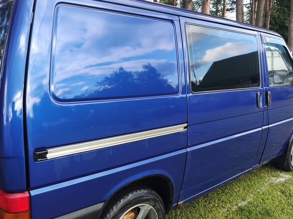 1993 Volkswagen Transporter T4, голубой, 390000 рублей - вид 7