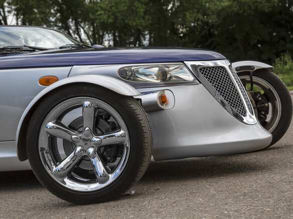 2001 Chrysler Prowler, серебристый - вид 4