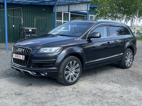 2012 Audi Q7 I (4L) Рестайлинг, чёрный, 1850000 рублей