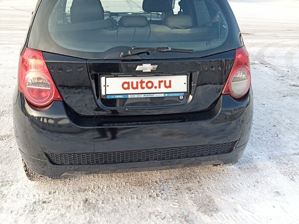 2009 Chevrolet Aveo I Рестайлинг, чёрный, 380000 рублей - вид 5
